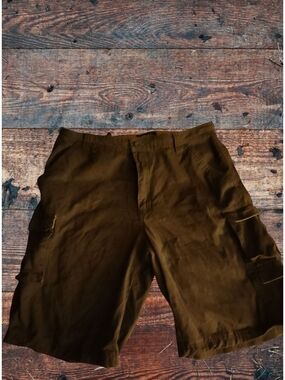 RW&CO. Men's Olive Brown Cargo Shorts
